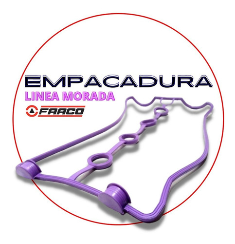 Empacadura Tapa Valvula De Aveo Fraco Morada