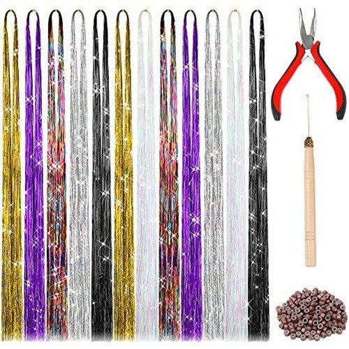 47 Pulgadas De Extensión De Pelo Tinsel Con La 1tjkq