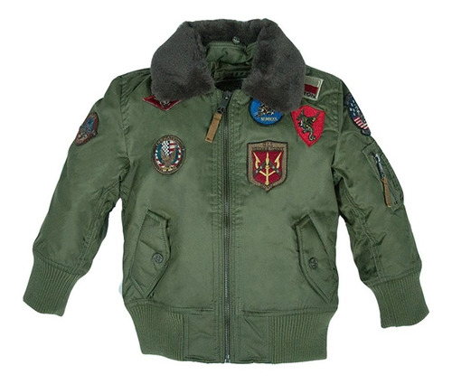 Chaqueta Niño Piloto Aviador Top Gun B-15 Bomber