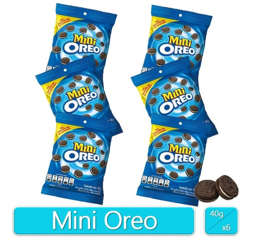 Galletas Oreo Mini 40gr Ristra X6 Unidade