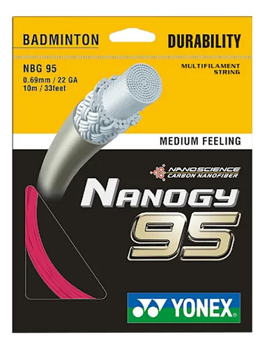 Cuerda Badminton Rosa Rojo