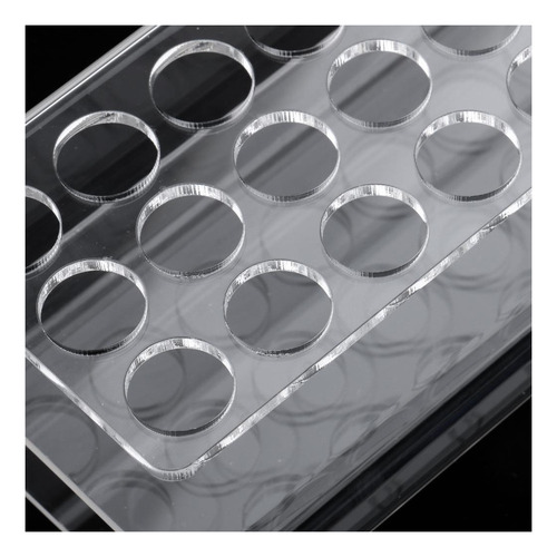 24 Ranuras Estante De Soporte De De Maquillaje De Acrílico