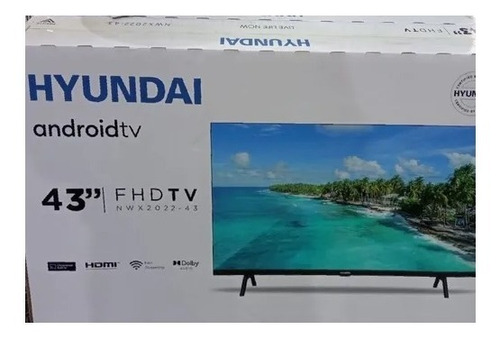 Imagen 4 de 5 de Smart Tv 43 Pulgadas Hyundai Hd Android Wifi Netflix Youtube