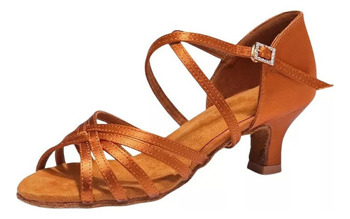 Zapatos De Baile Latino Mujer Tacón Alto Y Suela Acolchada