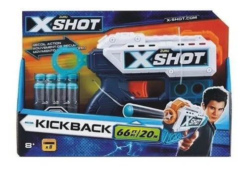 Pistola X-shot Kickback O Recoil Lanza Dardos 20m