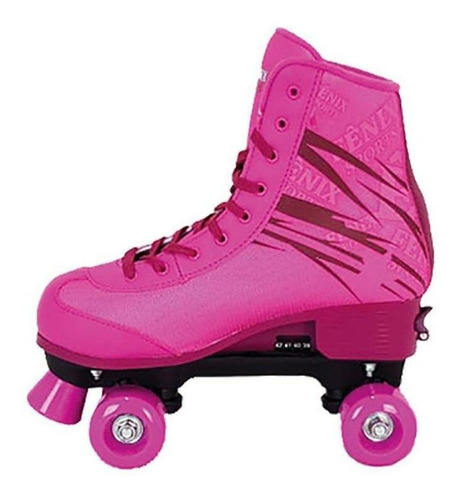Imagem 3 de 3 de Patins Roller 4 Rodas Retrô Ajustáveis Roller Clássico