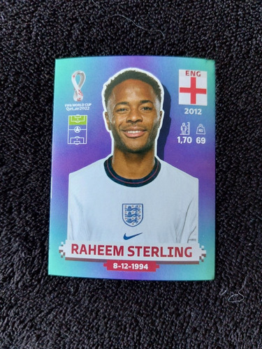 Lámina Qatar 2022 Eng20 Raheem Sterling