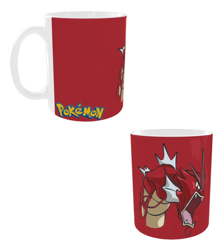 Taza Pokemon Nueva Gyarados Rojo