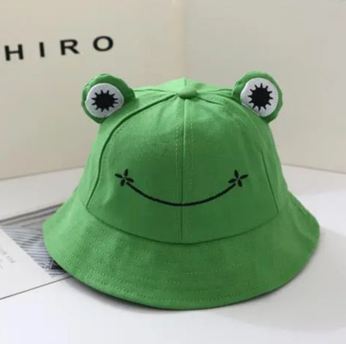 Sombrero Gorro Bebé Niño Rana Verde Talla G