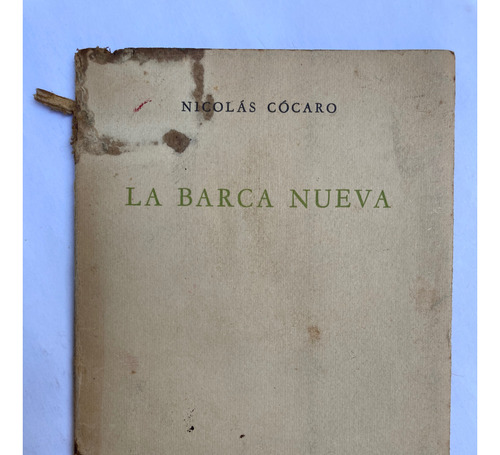 Nicolás Cócaro. La Barca Nueva. Dibujo Alejandro Sirio. 1950