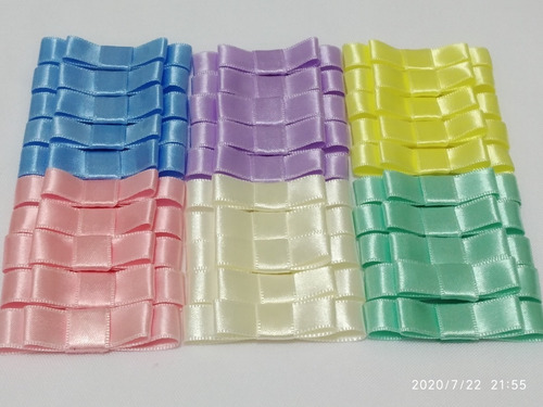 50 Laços Duplo Em Cetim Nº2 10mm Bem Casado, Convites