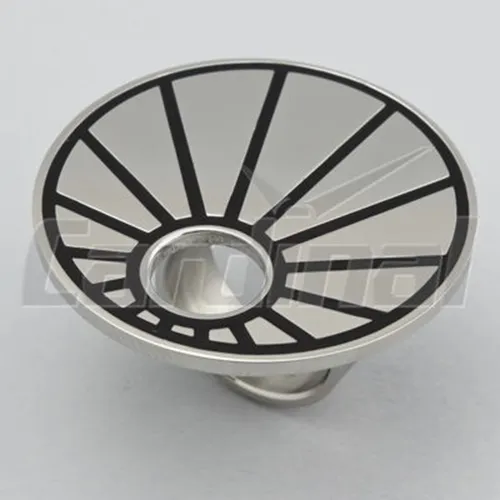 Anillo Acero Cardinal Circulo Rayado Listo Para Regalo