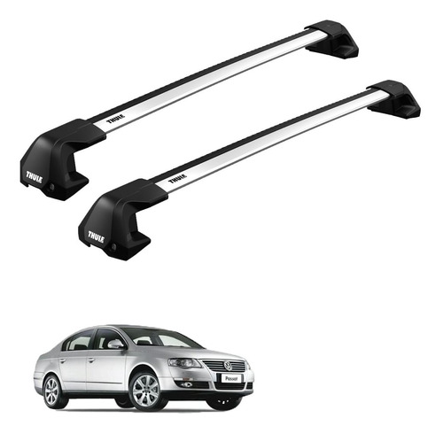 Rack Bagageiro Teto Vw Passat Sedan 05 Até 14 Evo Edge Thule