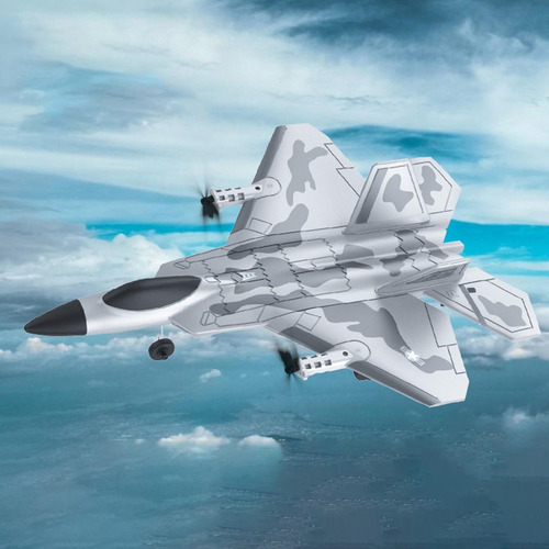 F22 Jet Fighter Control Remoto Con Luces Led Hobby Rc Jet