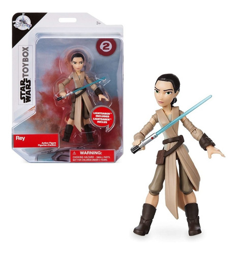 Rey #14 Figura Star Wars The Force Awakens Disney Toybox 