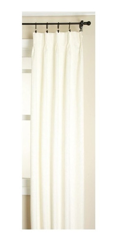 Cortina Blackout Para Ventana 182x122cm Color Crema 2pzs