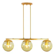 Comprar Luminária Pendente Globo Jabuticaba Vidro Moon Bola 15 Cm Cor Dourado - Globo Ambar