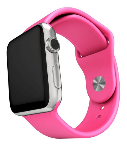 10 Pulseras Silicona Compatible Con Apple Watch Medida 42/44
