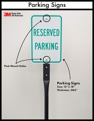 Imagen 4 de 4 de Smartsign Por Lyle S-5990-al-12x18 Aviso: Los Visitantes Re