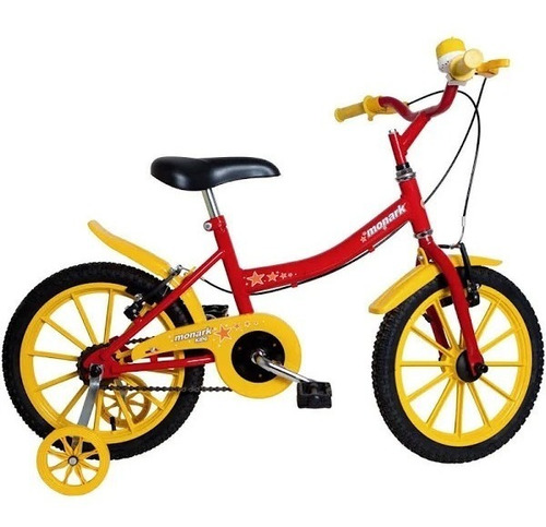 Bicicleta Infantil Monark Kids Aro 16 Vermelha
