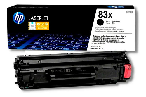 Toner Hp Color Negro Cf283x (83x) L.j. Mfp M201 2200 Paginas