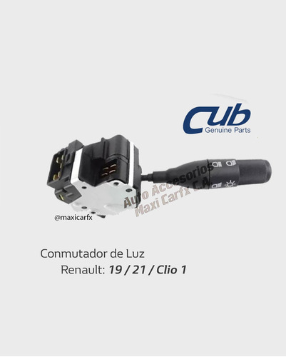 Conmutador De Luz  Renault 19 Renault 21 Clío 1