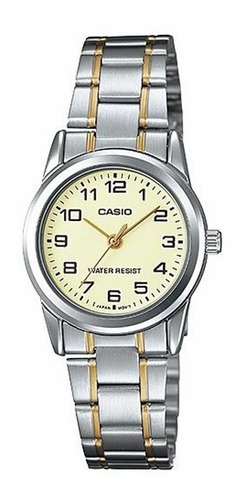 Imagen 1 de 3 de Reloj Casio Ltp-v001sg-9b Análogo Resistente Al Agua