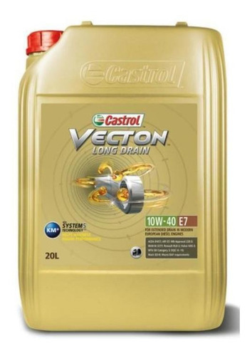 Aceite Vecton Long Drain 10w-40 E7 Bmb 20l Castrol