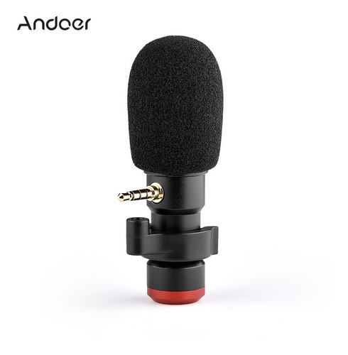 Andoer Mic06 Mini Plug-in Microfone Smartphone 3.5mm