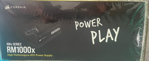 Fuente de poder para PC Corsair RMx Series RM1000x 1kW black 220V