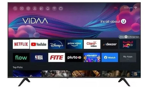 Imagen 3 de 6 de Smart Tv Hisense A6 Series 50a64gsv Led 4k 50