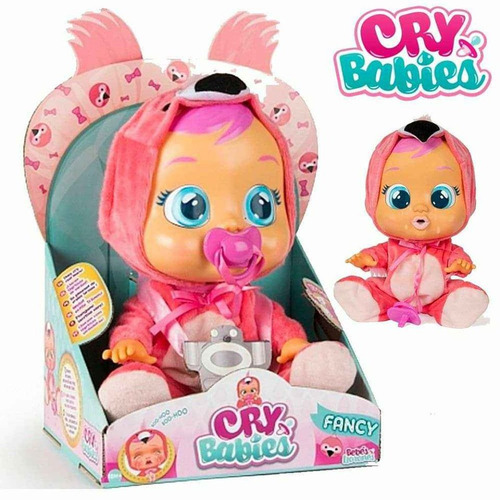 Imagen 3 de 10 de Muñeca Bebe Lloron Baby Cry Lagrimas Reales Imc Toys Sellada