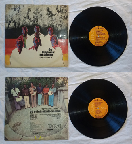 Os Originais Do Samba Lp Nacion Usado É Preciso Cantar 1973