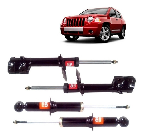 Kit Amortiguador Trasero Delan Para Jeep Compass 2007 2017