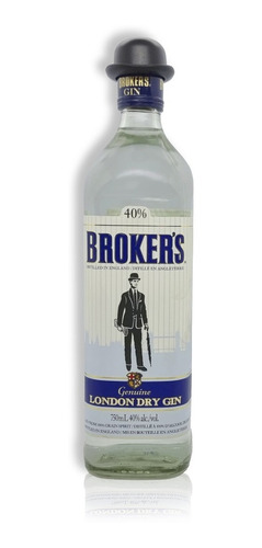 Broker's Gin London Dry Destilado In England 750ml Premium