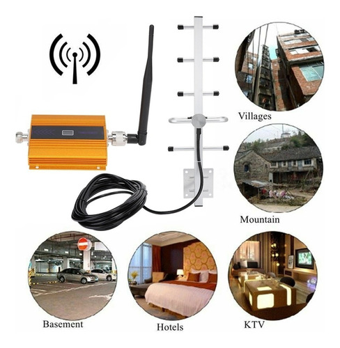 Amplificador De Señal Gsm900mhz Para Teléfono Móvil 2g/3g/4g