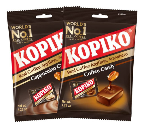 Kopiko Paquete Variado De Dulces (café Y Capuchino), 4.23 .