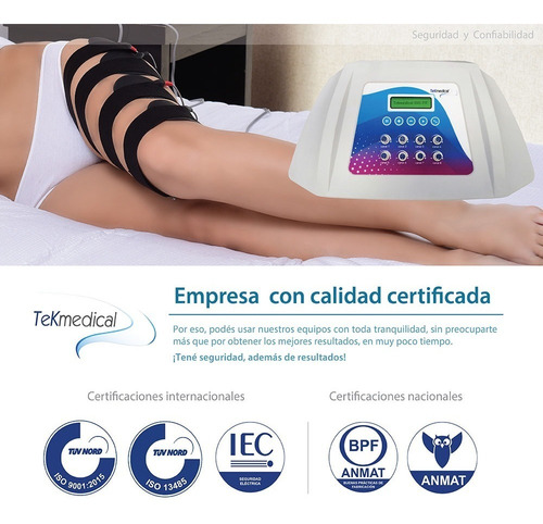 Electroestimulador Tekmedical Isis Fit - 16 Electrodos