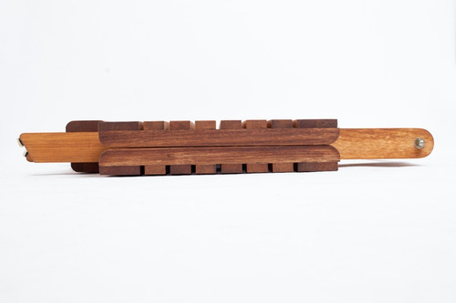 Mesa De Madera Artesanal Terra 90 X 90 De Madera Redgrandis