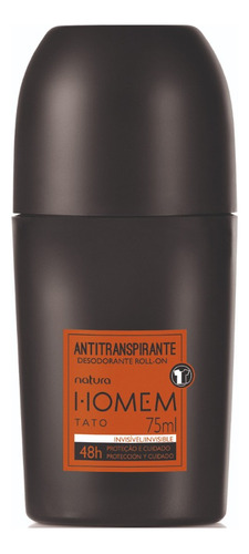 Natura Homem Tato Desodorante Antitranspirante Roll On 75ml