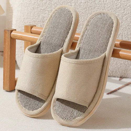 Pantuflas De Lino Para El Hogar, Hotel Y Spa, Antideslizante