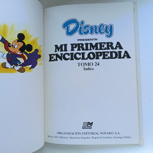Disney Presenta: Mi Primera Enciclopedia. 16 Tomos. Walt Dis (Usado)