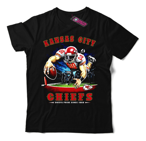 Remera Kansas City Chiefs Equipo Nfl 48 Dtg Premium