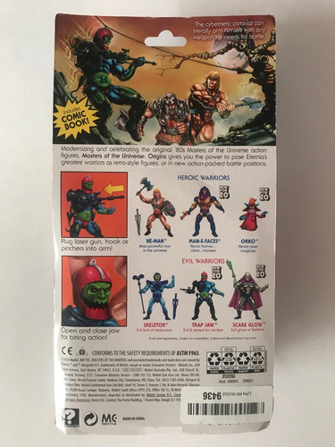 Trapjaw Motu Origins Retro Masters Of The Universe Mandibula (Usado)