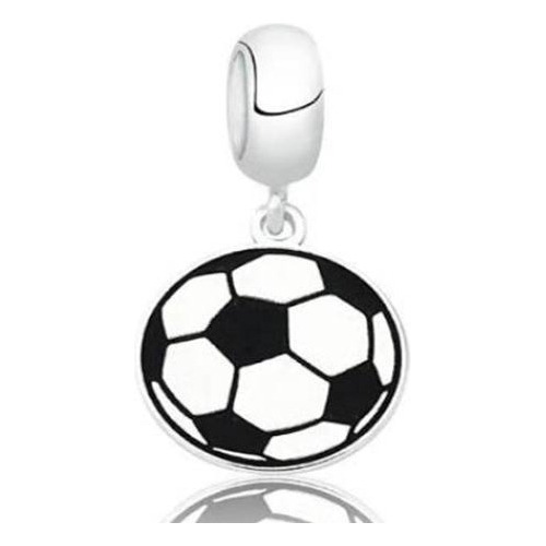 Charm Colgante Dije Plata Ley S925 Balo De Futbol