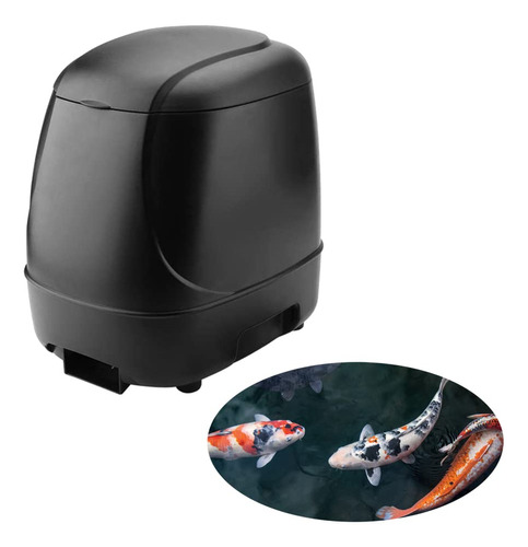 Alimentador Automatico De Peces De 10 L, Dispensador De Alim