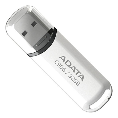 Memoria Usb Adata Classic Ac906-32g-rwh 32gb 2.0 Blanco