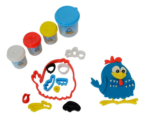 Playset Galinha Pintadinha Massinha 24 Potinhos