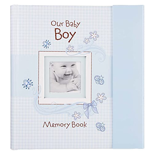 Álbum De Fotos Baby Book Of Memories Blue Keepsake