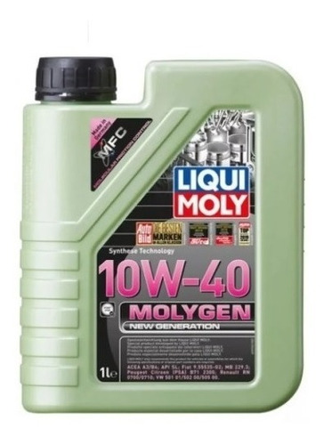Imagen 1 de 4 de Aceite Liqui Moly Molygen New Gen 10w40 1l Con Instalación